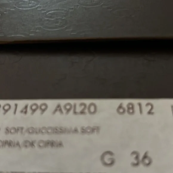 Lovely Guccissima soft DK Cipria , size 6 - Picture 3 of 4